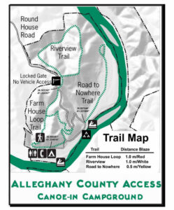 Alleghany Access Trail Map