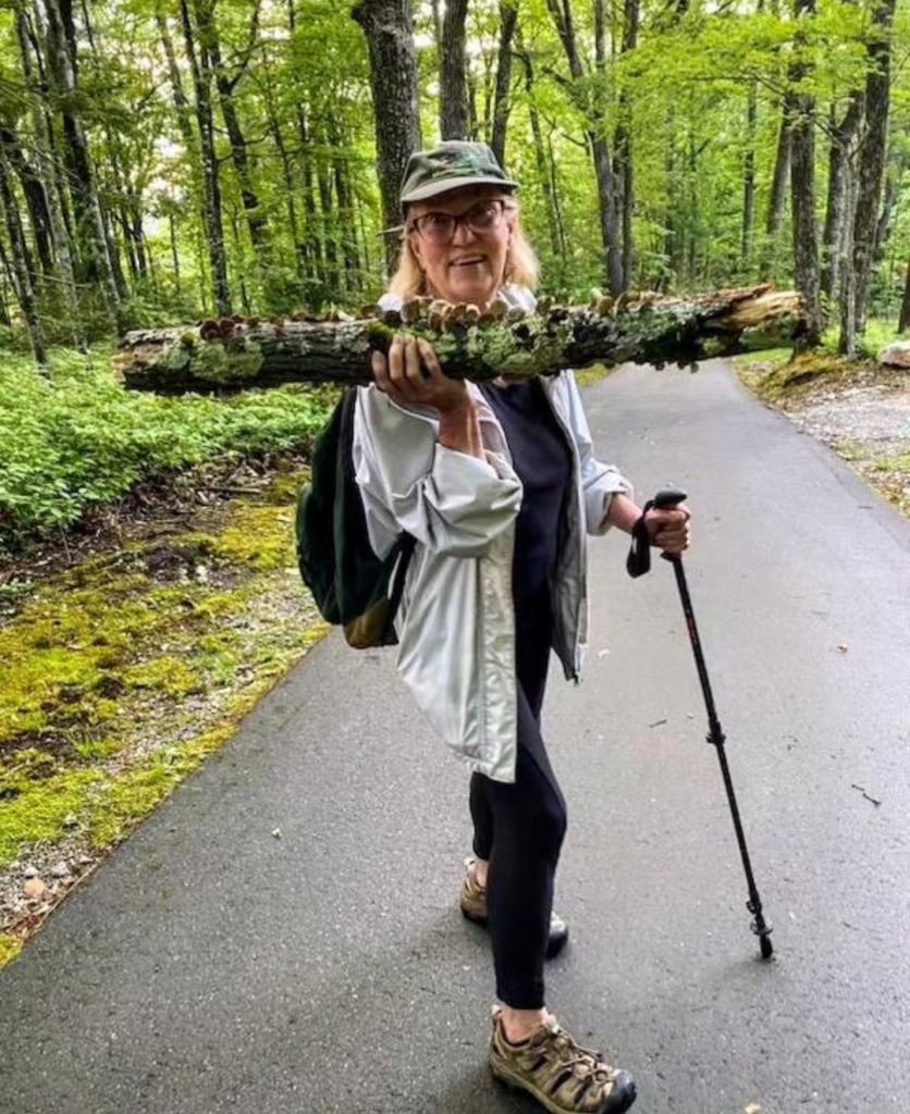 Connie Thompson is our hike leader.