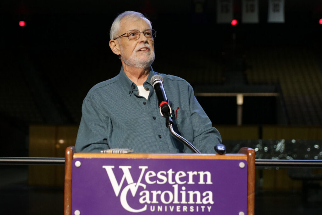 Cullowhee Larry Mellichamp addressing the conference