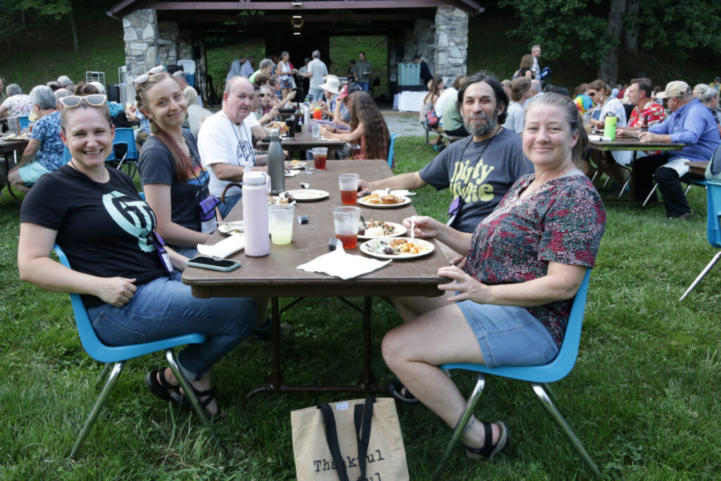 Cullowhee Friday evening picnic
