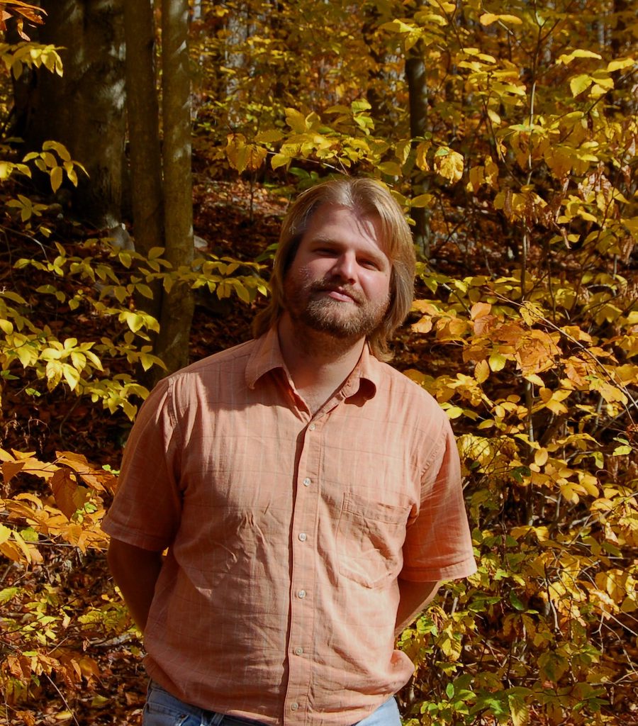 Ian Caton of Wood Thrush Nursery in Floyd, VA (photo by Elizabeth Caton)