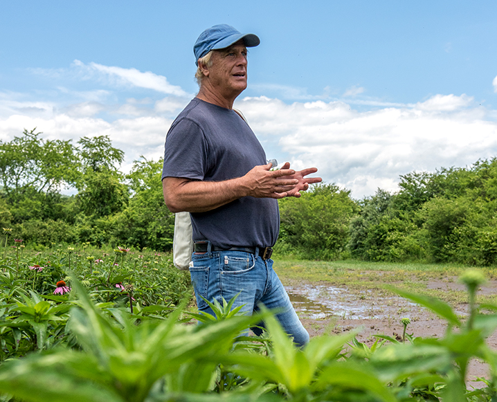 Ric Scalzo at Gaia Herb Farms in Brevard,NC